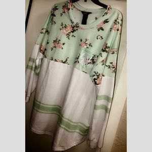 Justify XL “Girl Power” logo Long Sleeved Shirt